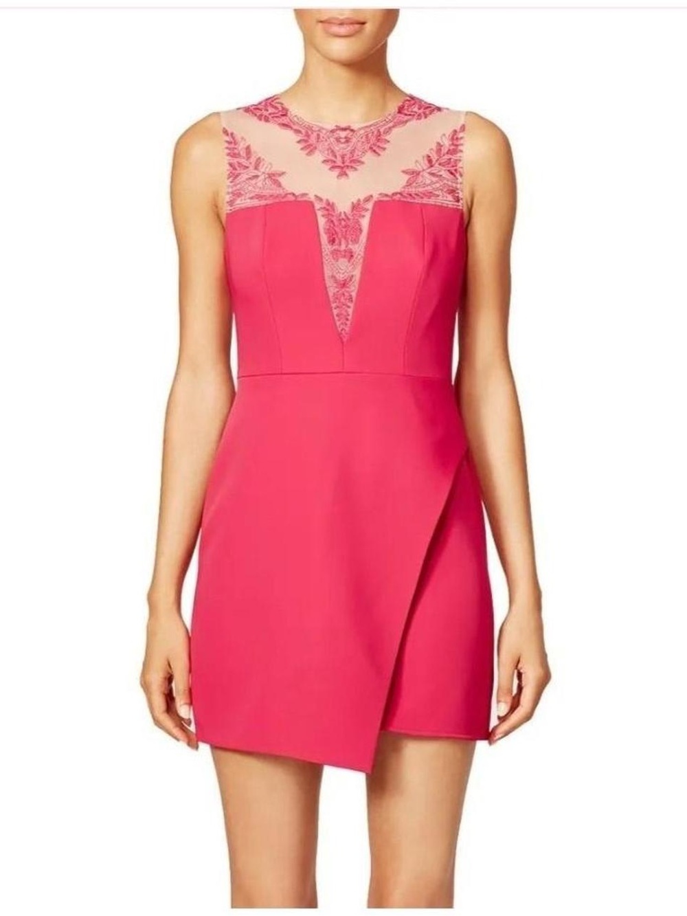 BCBGMAXAZRIA Kinsley Cocktail Dress – Turkish Pink | Size 6 | Worn Once